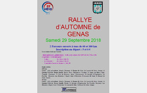 Rallye d'Automne de Genas