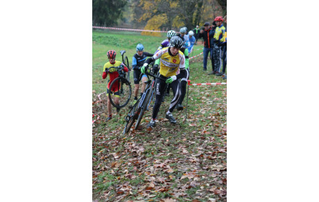 Nathan champion départemental de cyclo-cross 