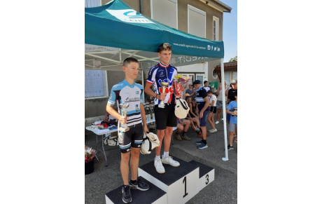 Les Boucles Châtenaisienne : Nathan fait honneur à son maillot de champion de France cadets FSGT